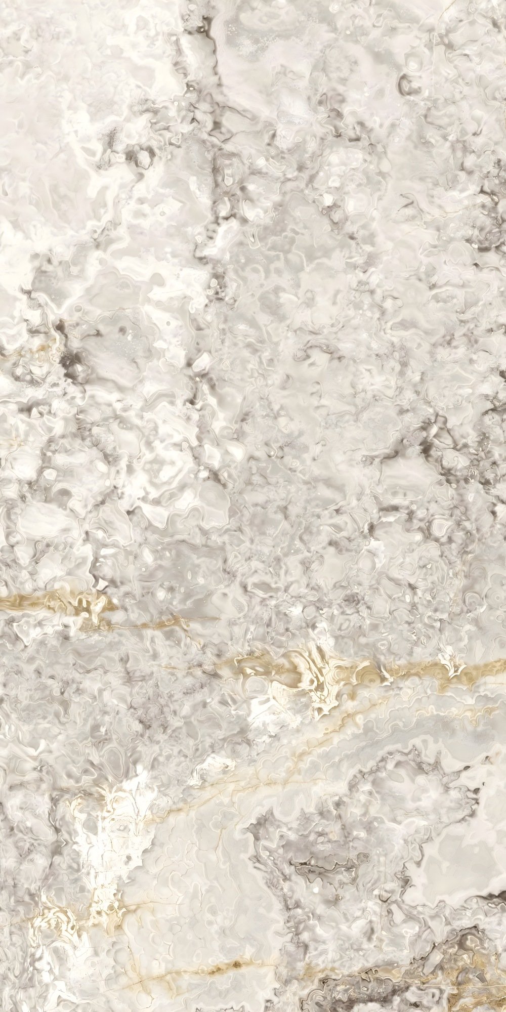 Abstract Light Stone with Gold Highlights