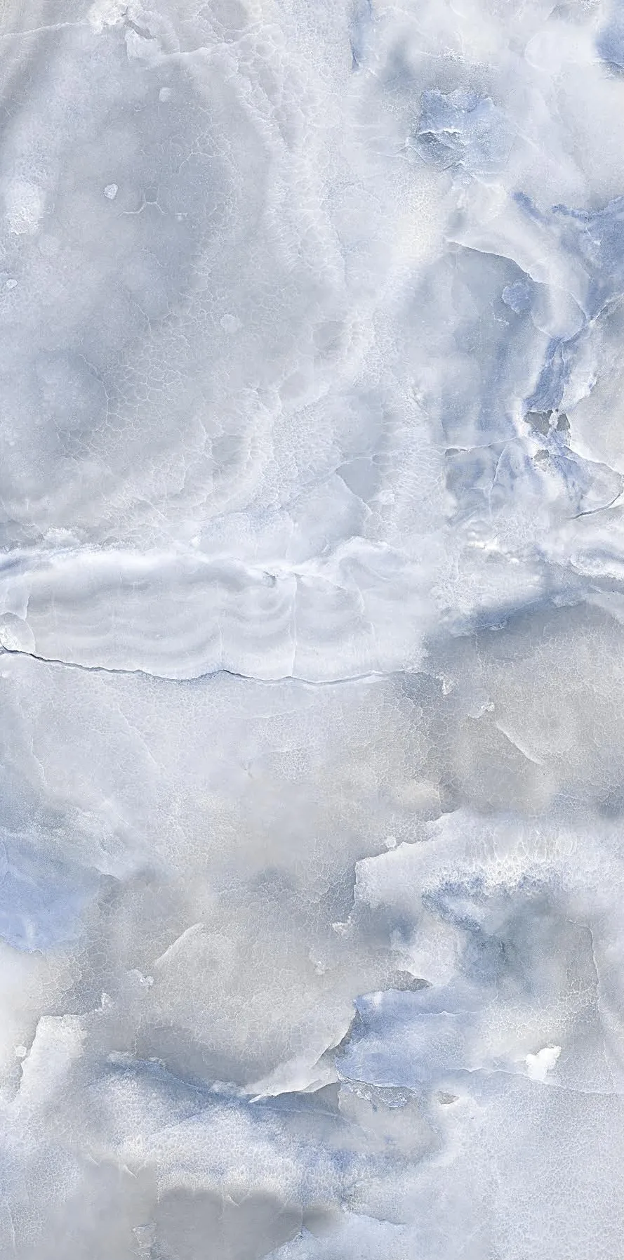 Abstract Marble Texture With Shades of Blue and White Patterns