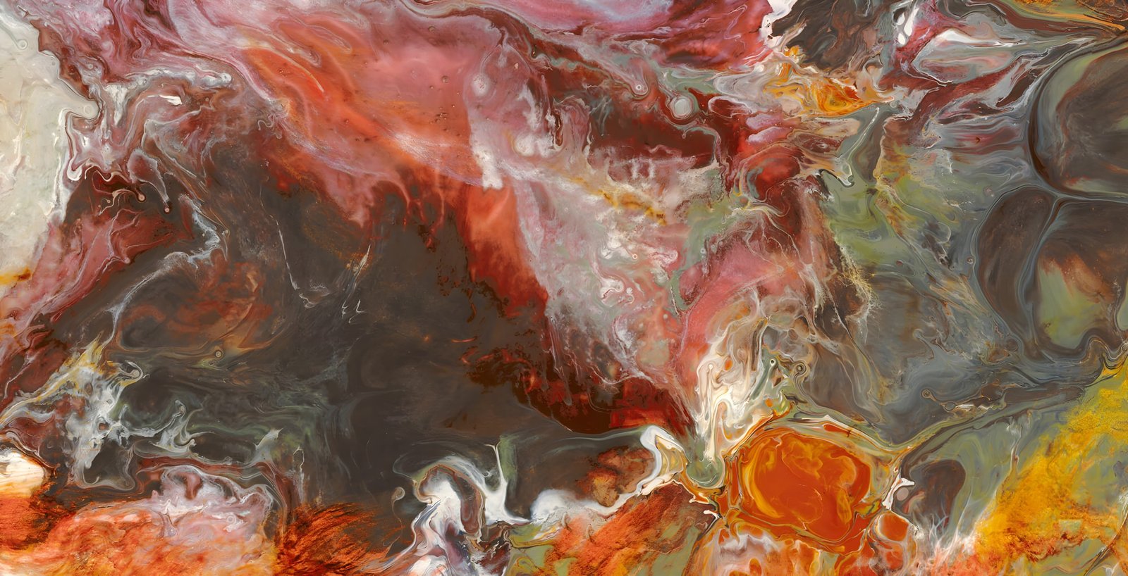 Abstract Multi-Color Swirls Stone Texture Background