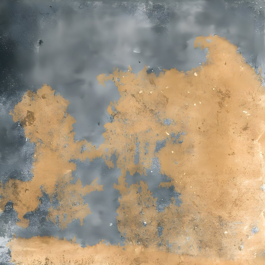 Abstract Rustic Gold Weathered Texture Tile