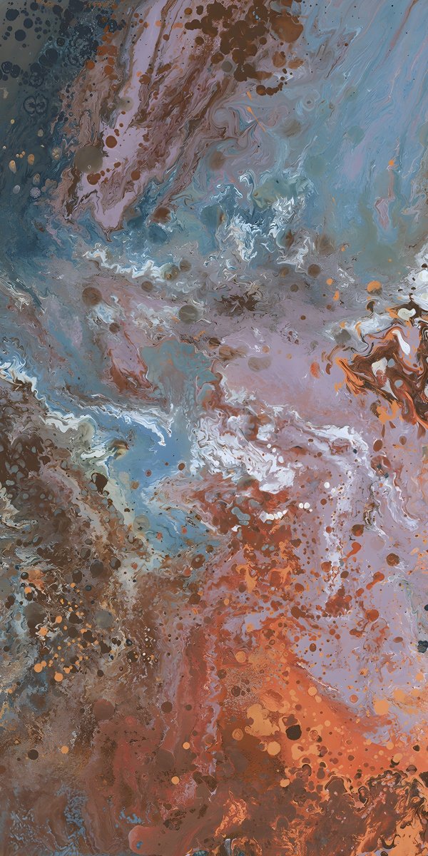 Abstract Swirling Acrylic Paint Artwork Texture