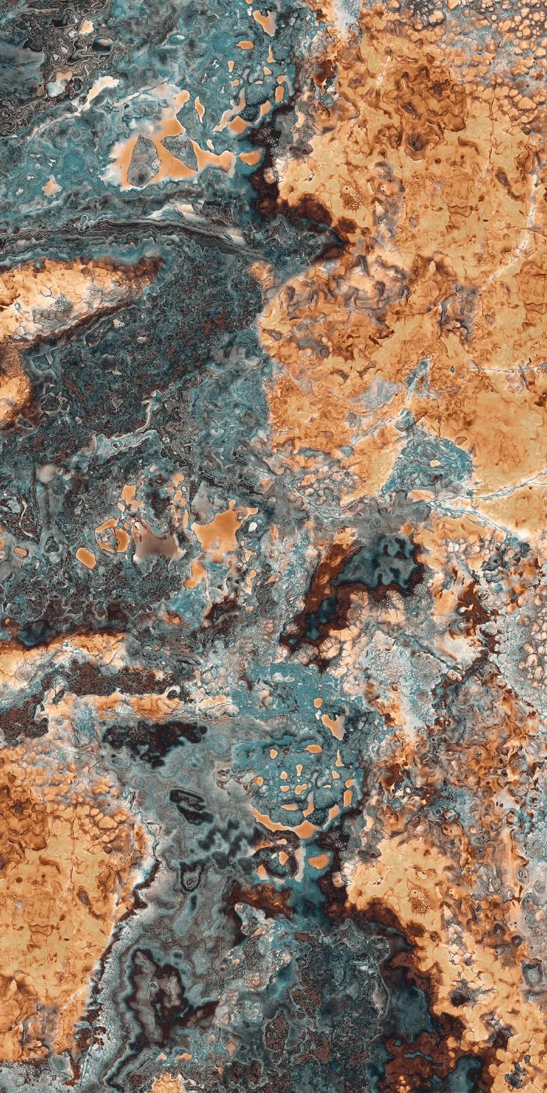 Abstract Textured Artistic Background in Brown and Blue Hues