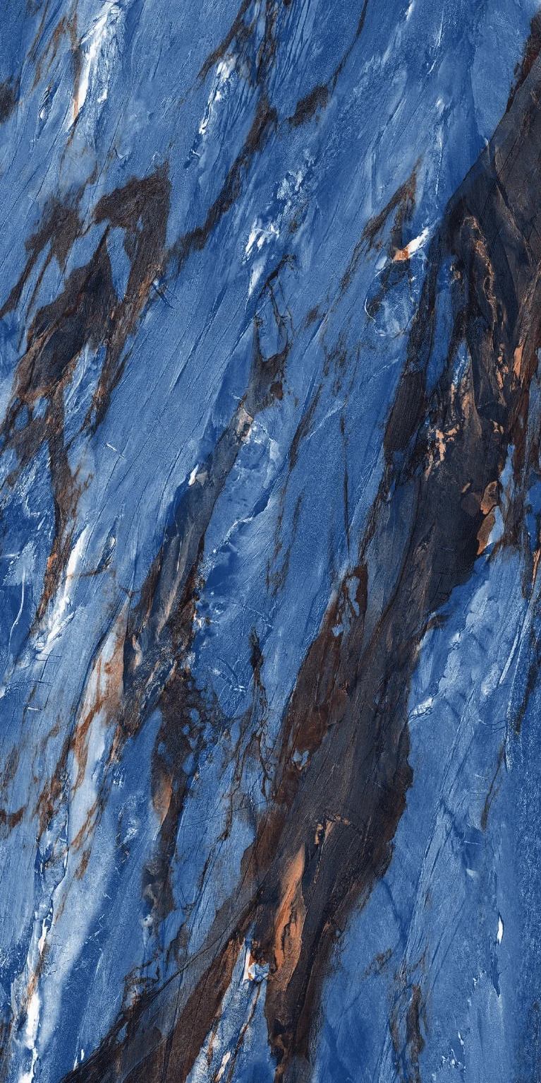 Abstract Textured Blue and Brown Marble Background Design for Artistic Use