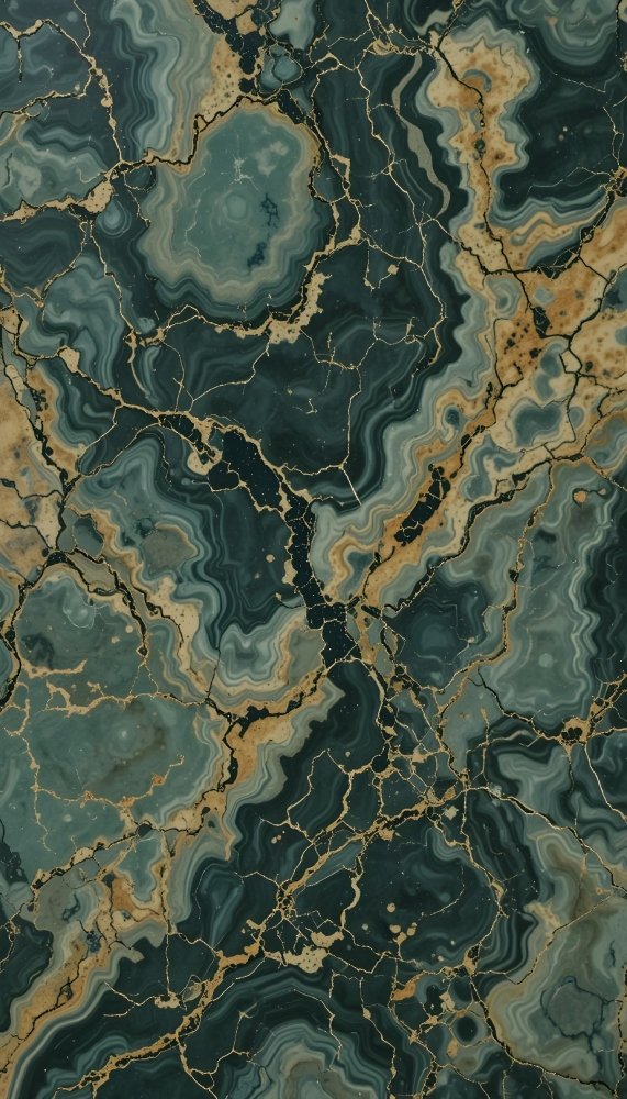 Agate Marble Pattern Gold Veining