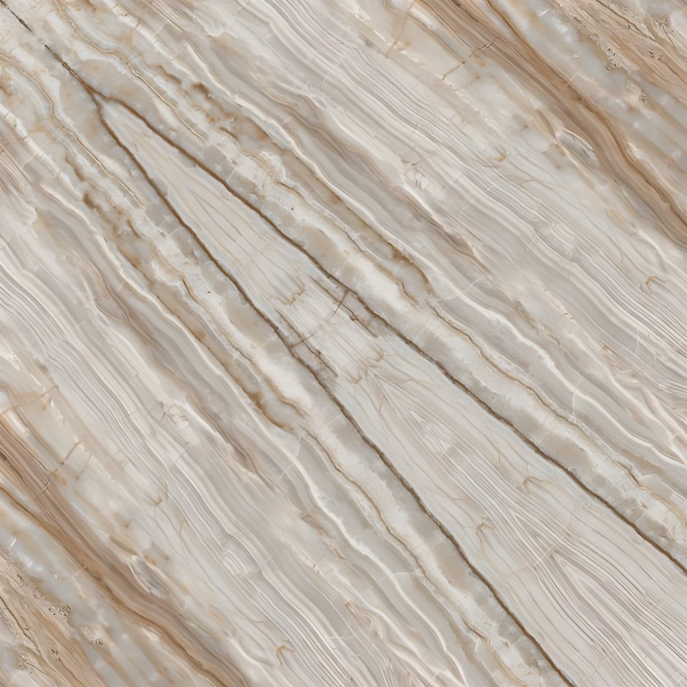 Beige Diagonal Onyx Vein Slab Tile