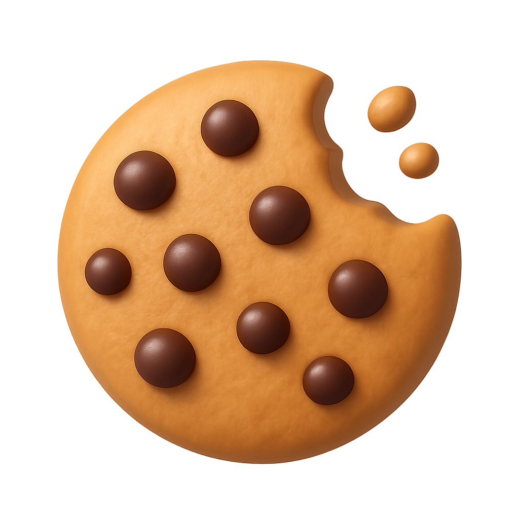 Bitten 3D Chocolate Chip Cookie Treat