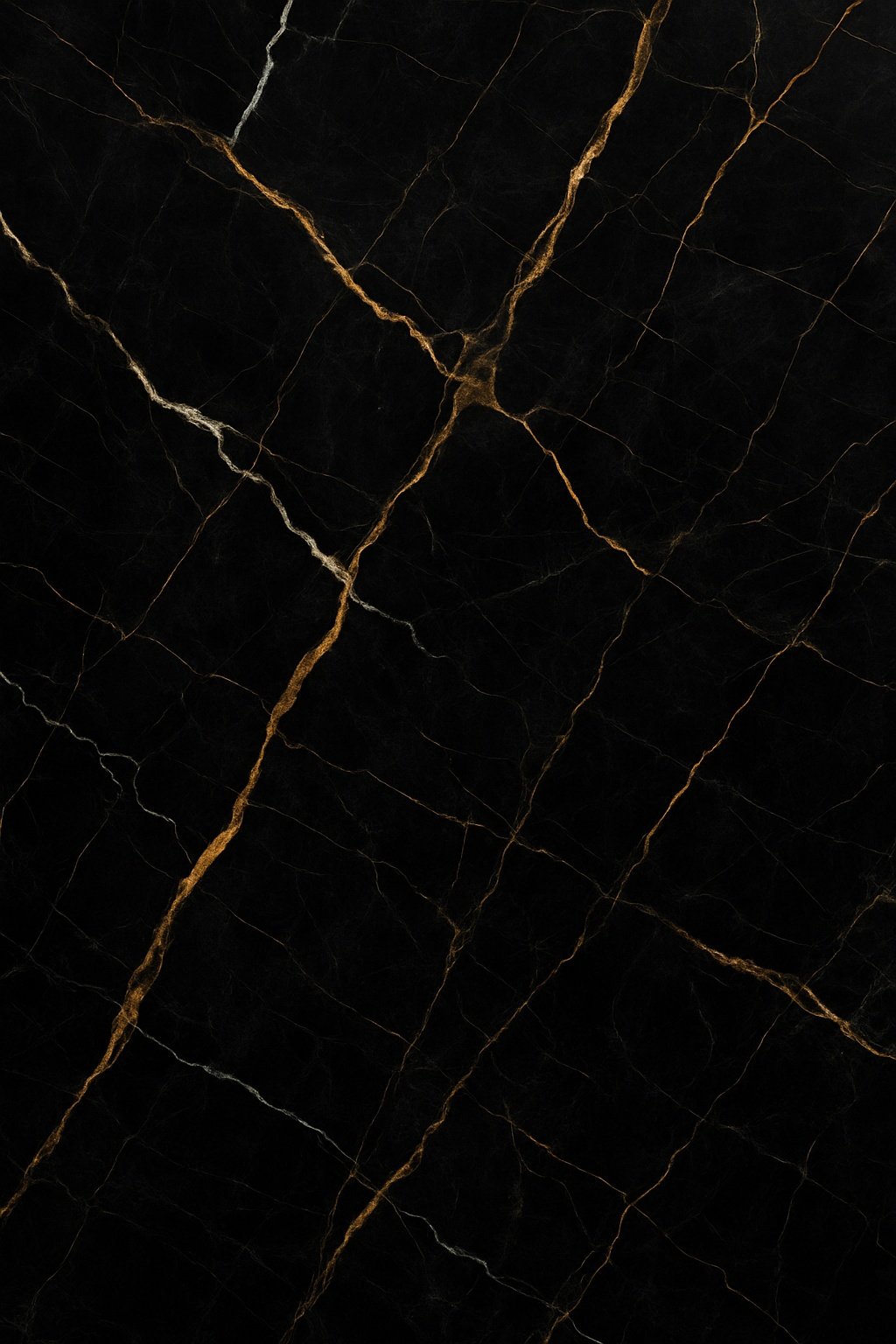 Black Gold Marble Veins Texture Mobile Wallpaper