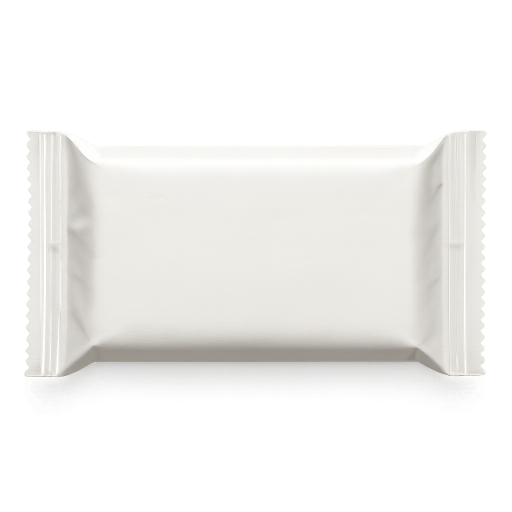 Blank White Snack Bar Wrapper Transparent Background