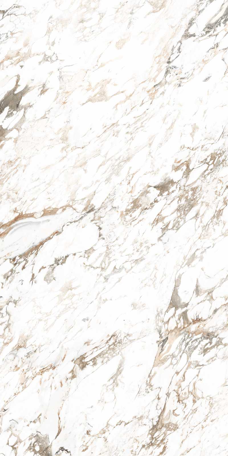 Breccia Capraia Marble: White with Brown and Gold Veining