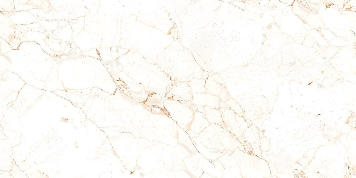 Bright White Marble Delicate Amber Veins