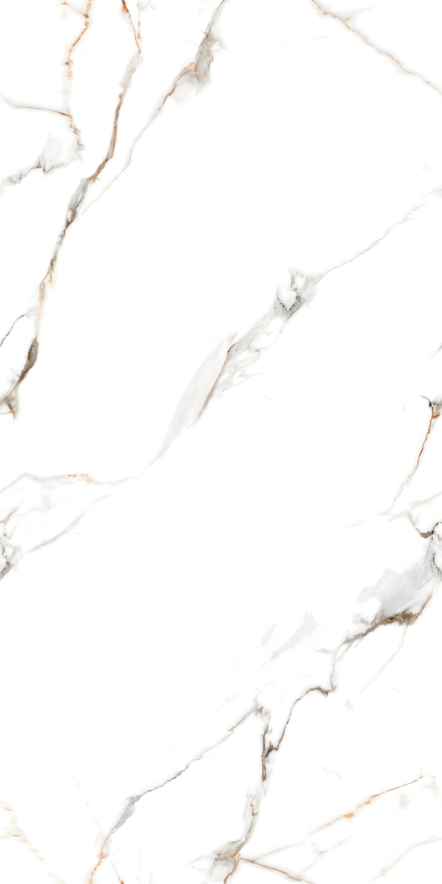 Bright White Marble Tile Subtle Gold Veins