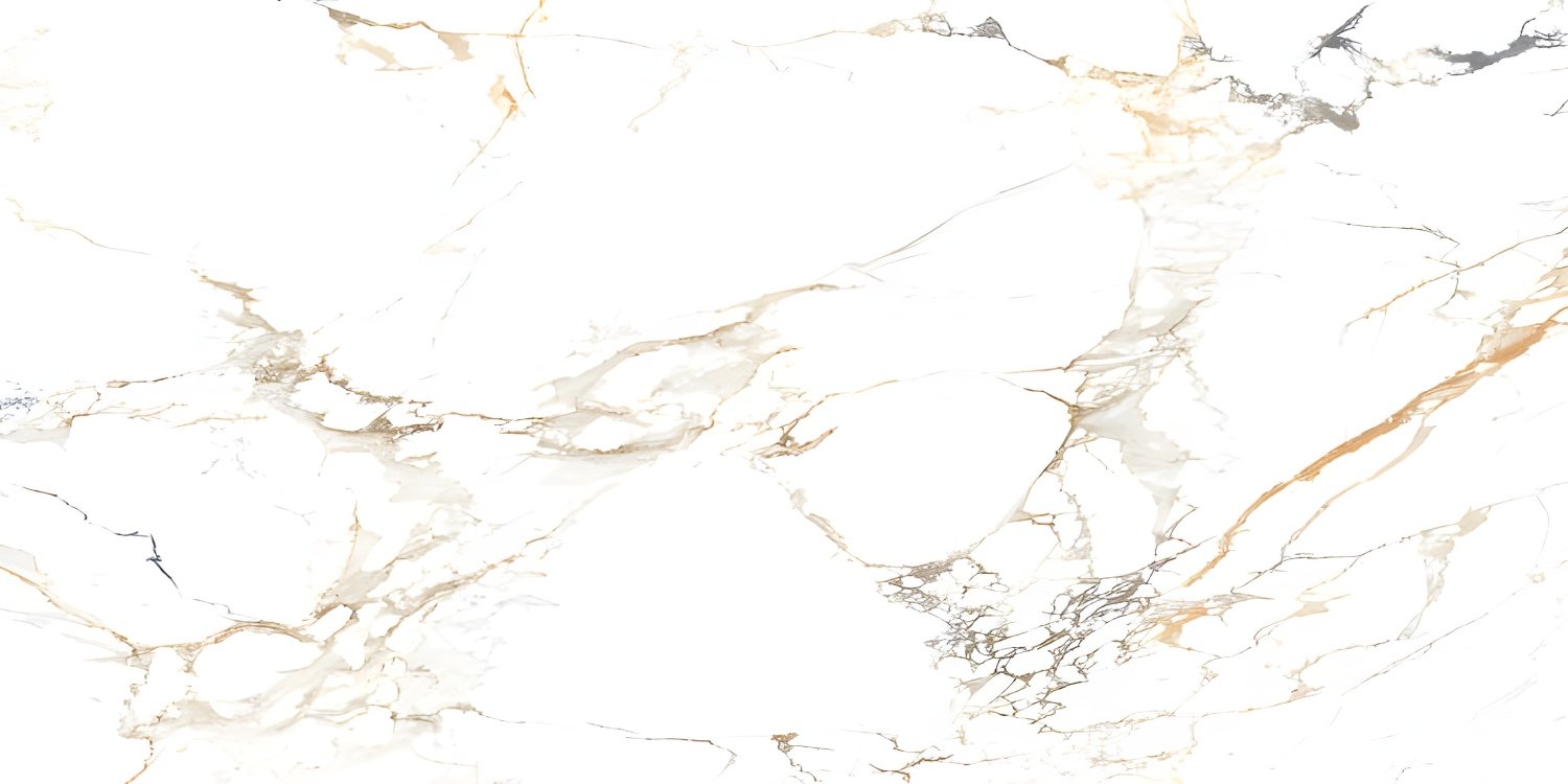 Bright White Marble with Gold Veining