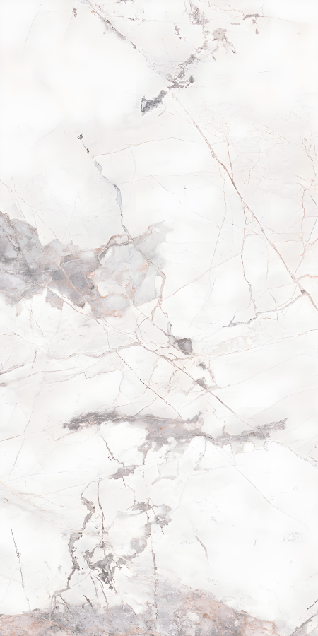 Bright White Marble with Pale Grey Veins