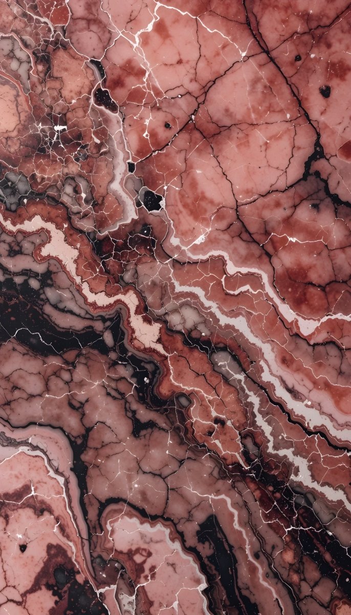 Burgundy Red Deep Veined Marble Texture