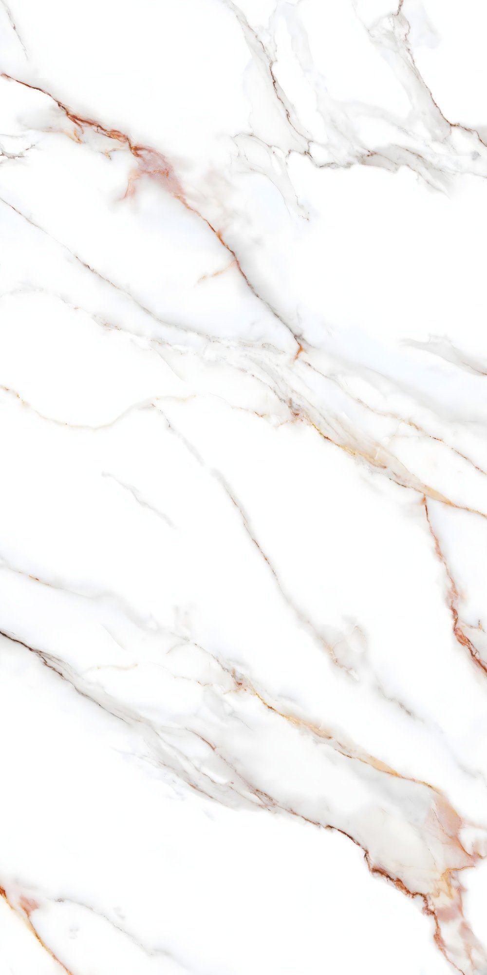 Calacatta Marble with Copper and White Veins