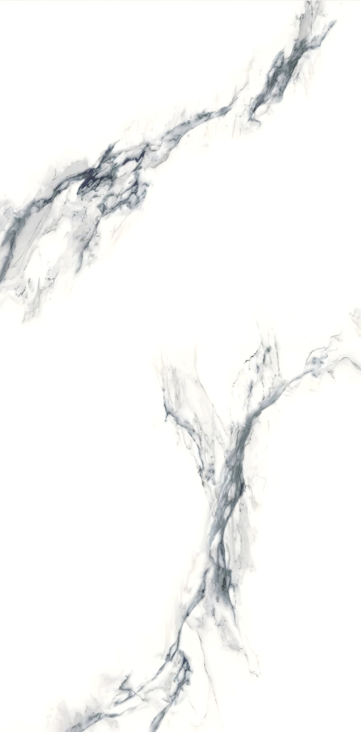 Clean White Marble with Gray Veining