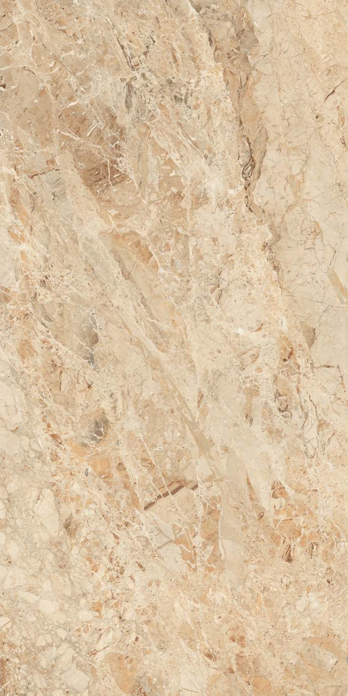 Close-Up of Beige Marble Texture with Natural Patterns and Veins