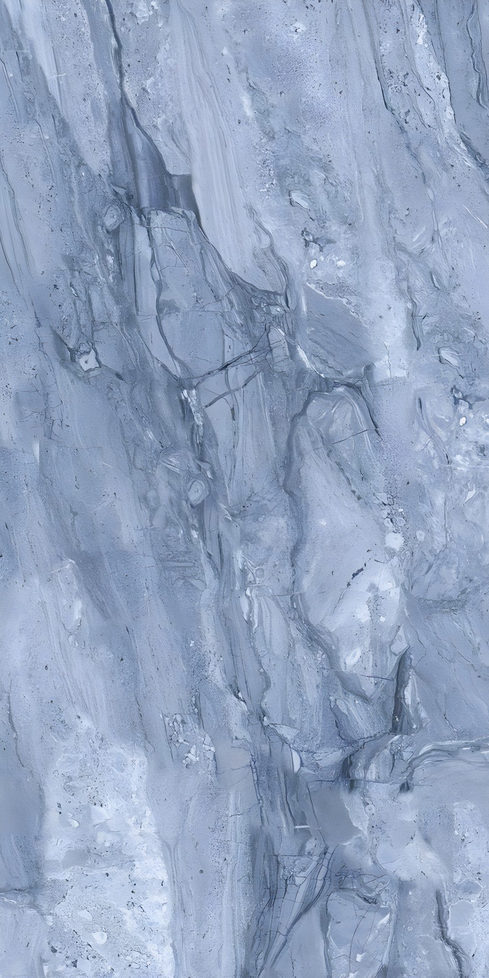 Cool Blue-Grey Natural Marble Stone Texture