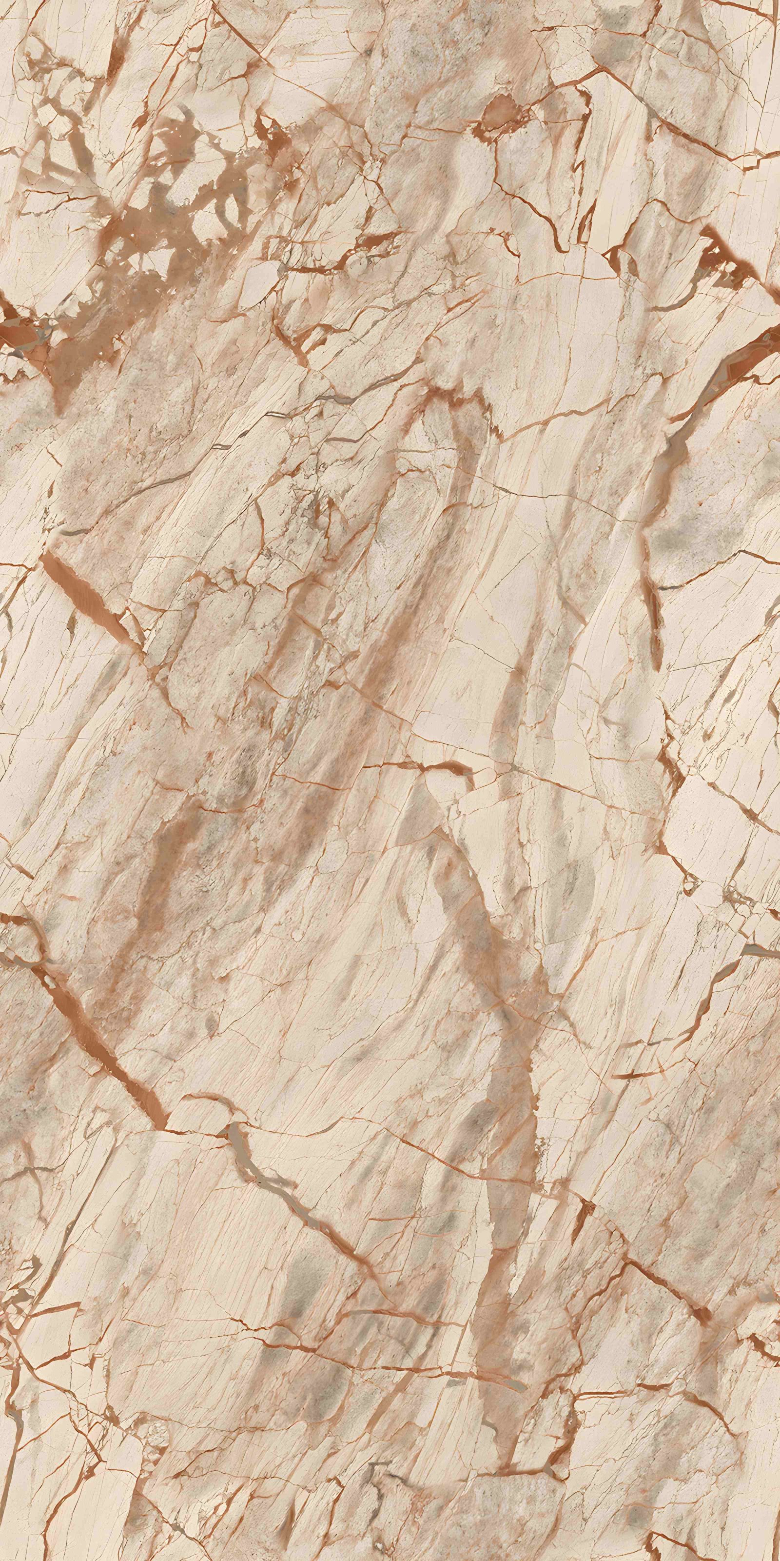 Cream Marble with Warm Terracotta Veins
