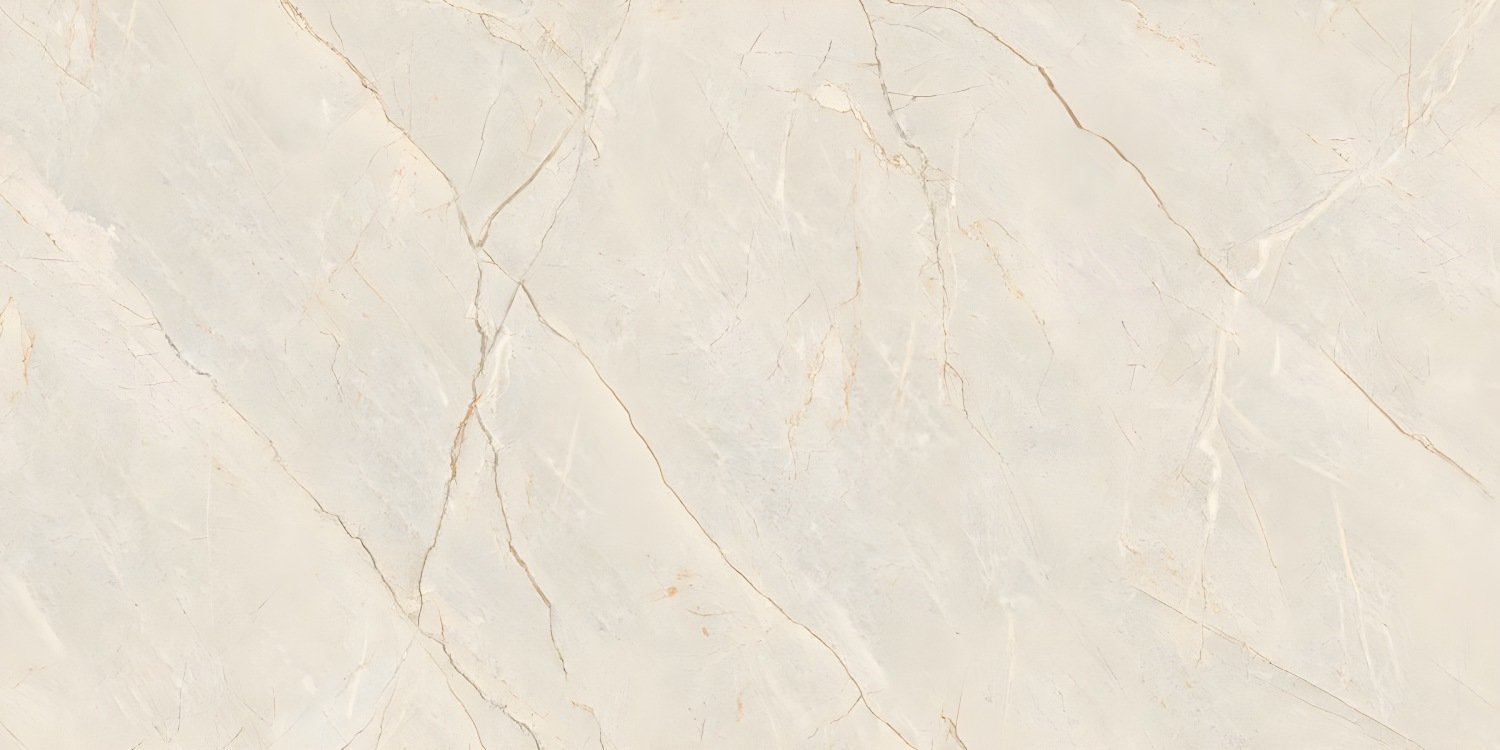 Creamy White Marble Delicate Gold Veins