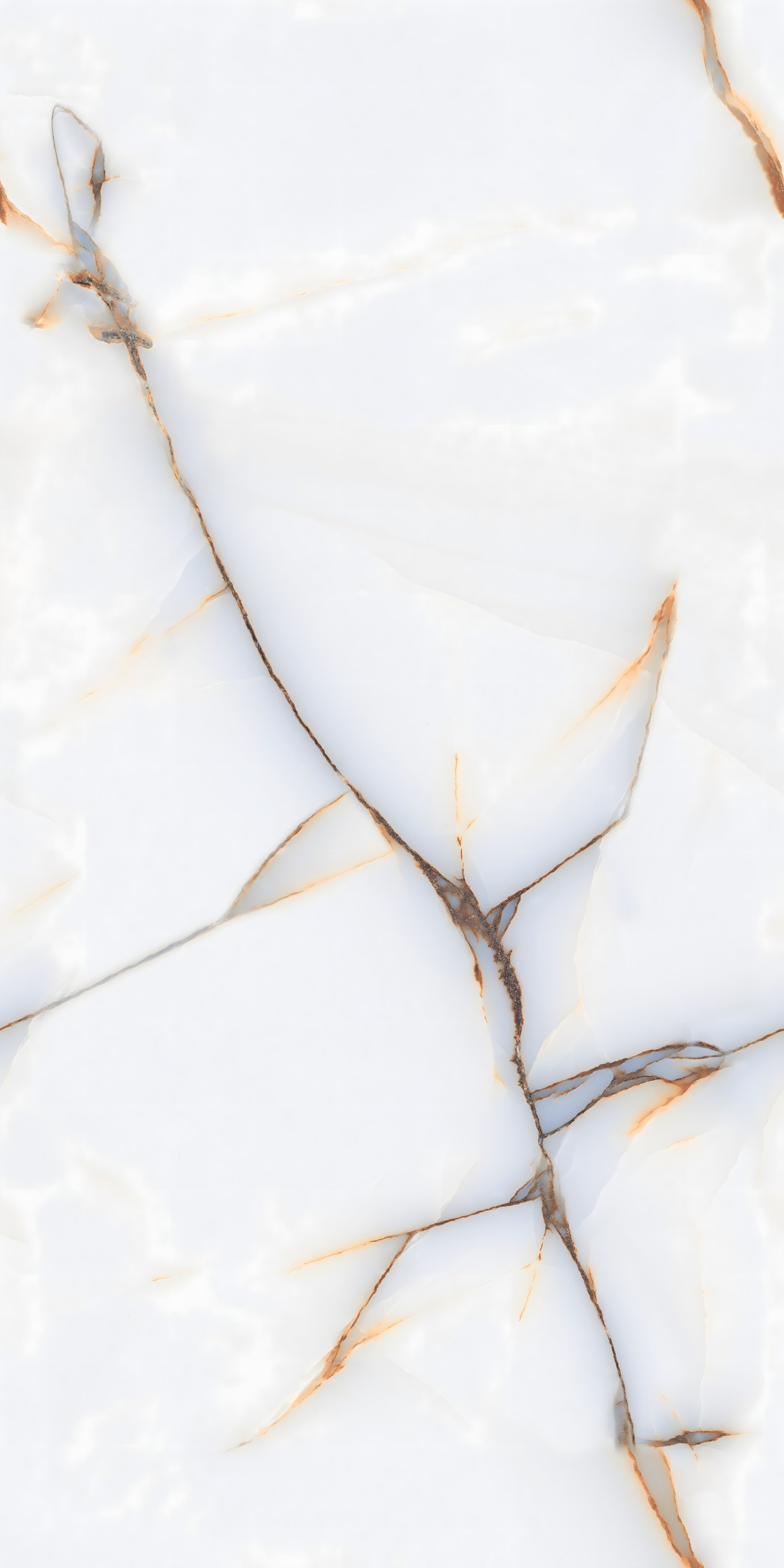 Crisp White Marble Gold Veining Texture