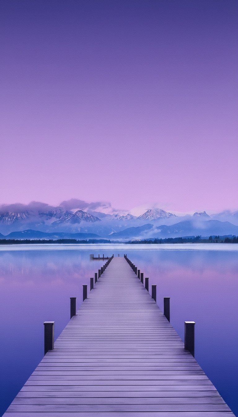 Dark Abstract Gradient Waves Mobile Wallpaper