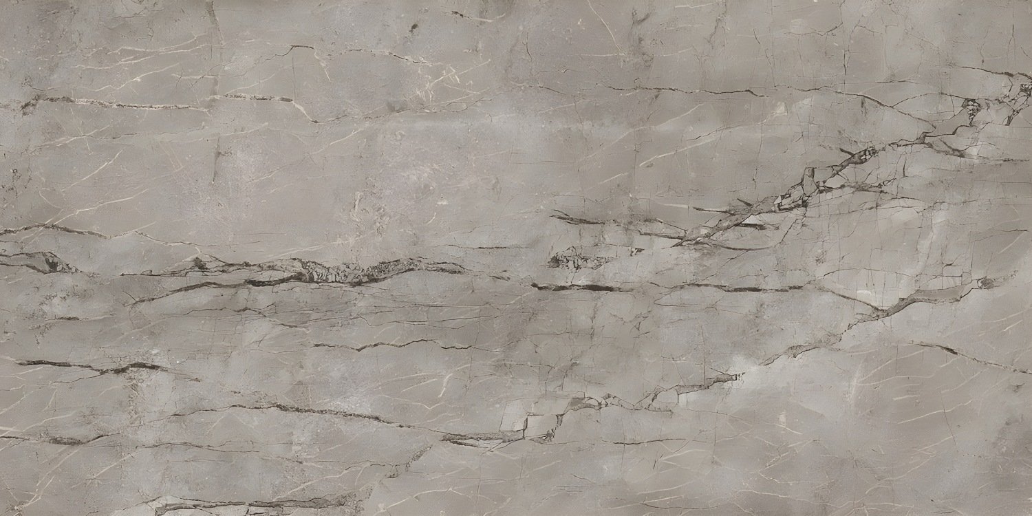 Dark Grey Marble Bold Horizontal Veins