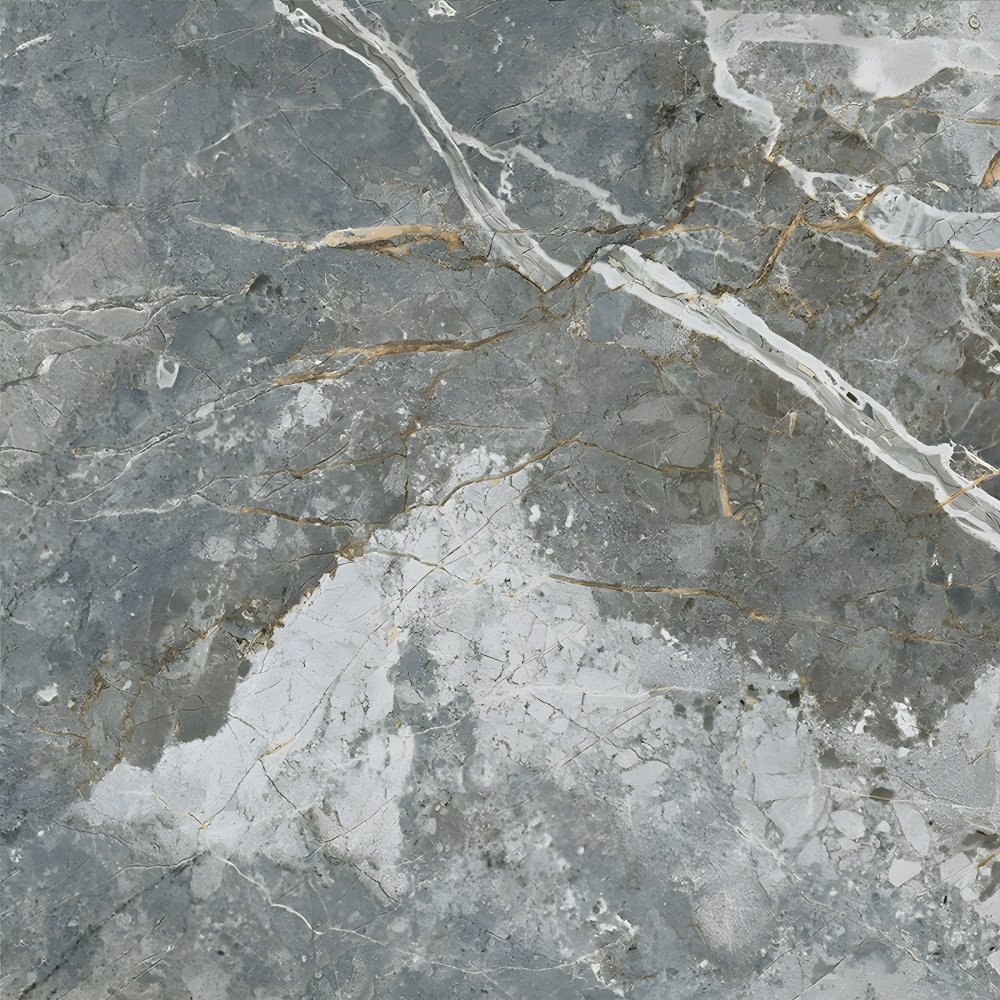 Dark Grey Marble Gold Vein Tile