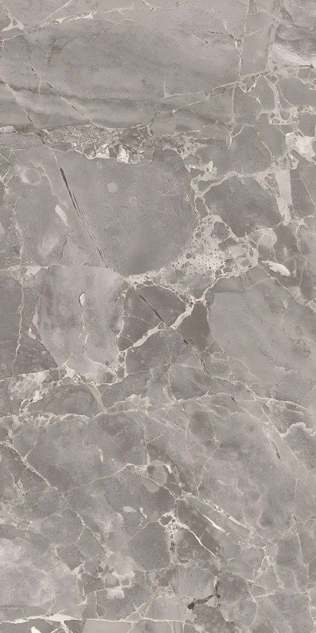 Dark Grey Marble Texture with Cracked Veins