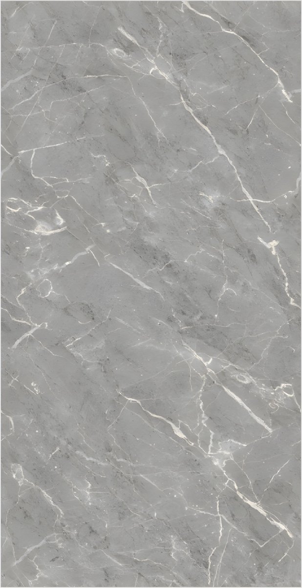 Dark Grey Marble Tile with White Veins