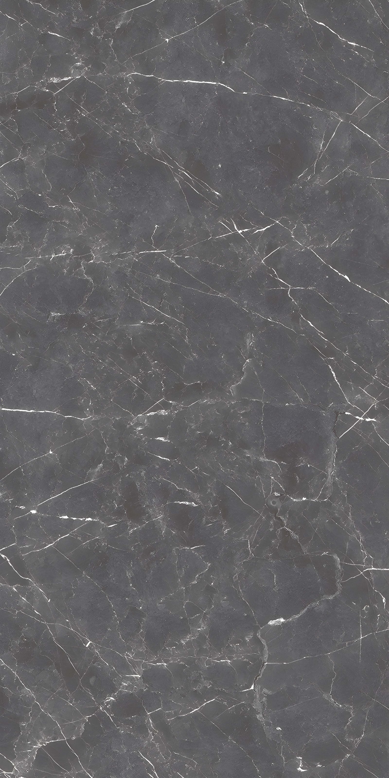Dark Grey Marble White Veins Stone Texture