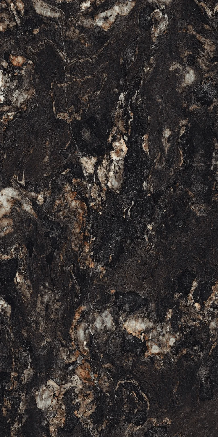Dark Natural Stone Texture with Unique Veins and Earthy Colors Pattern