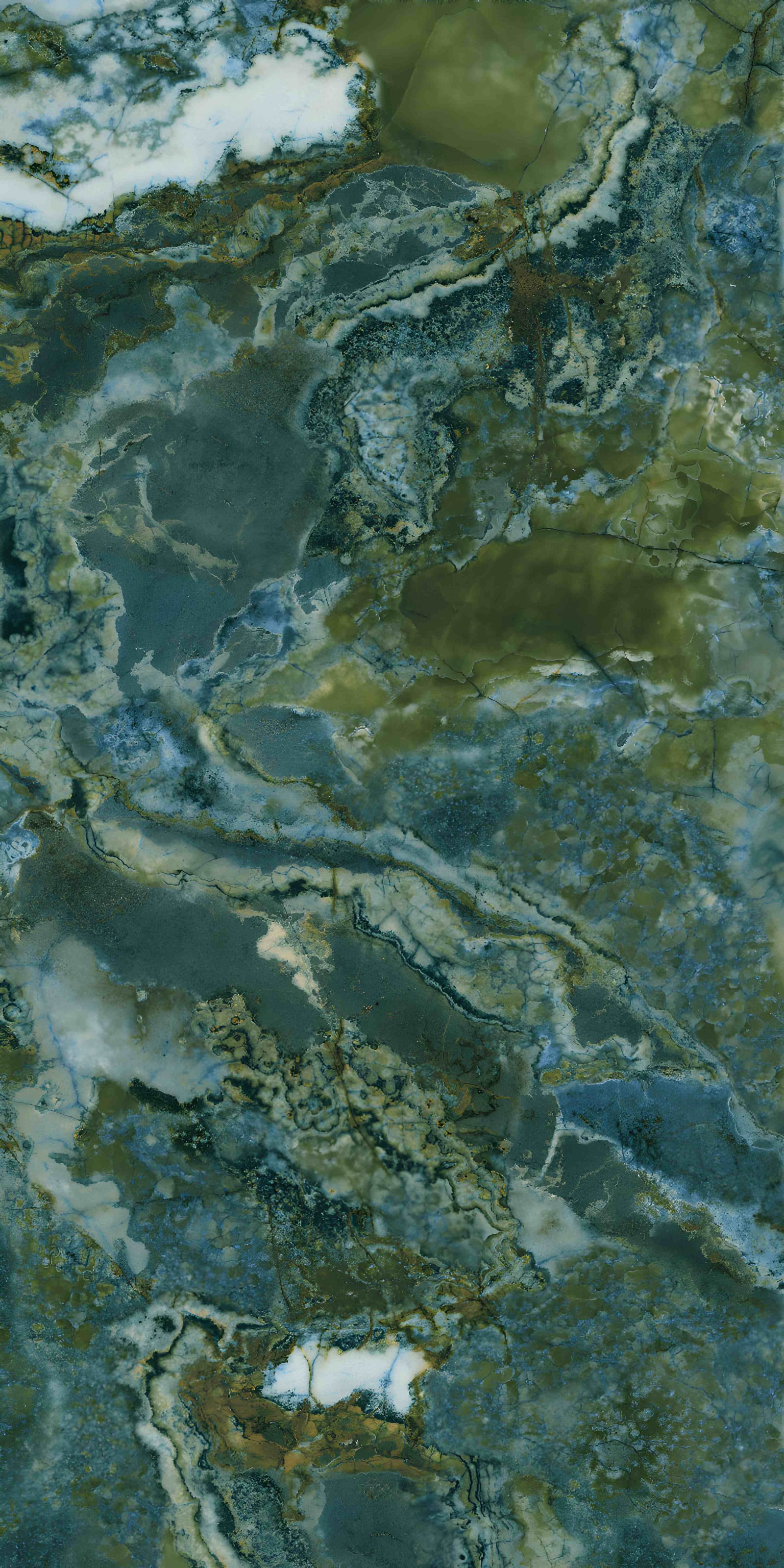 Deep Blue-Green Jewel Tone Onyx Texture