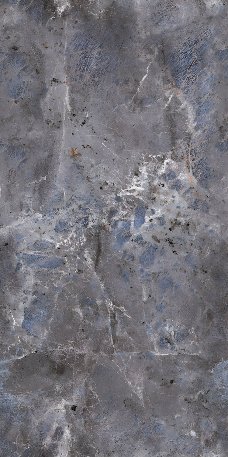 Deep Grey Blue Granite Slab Texture
