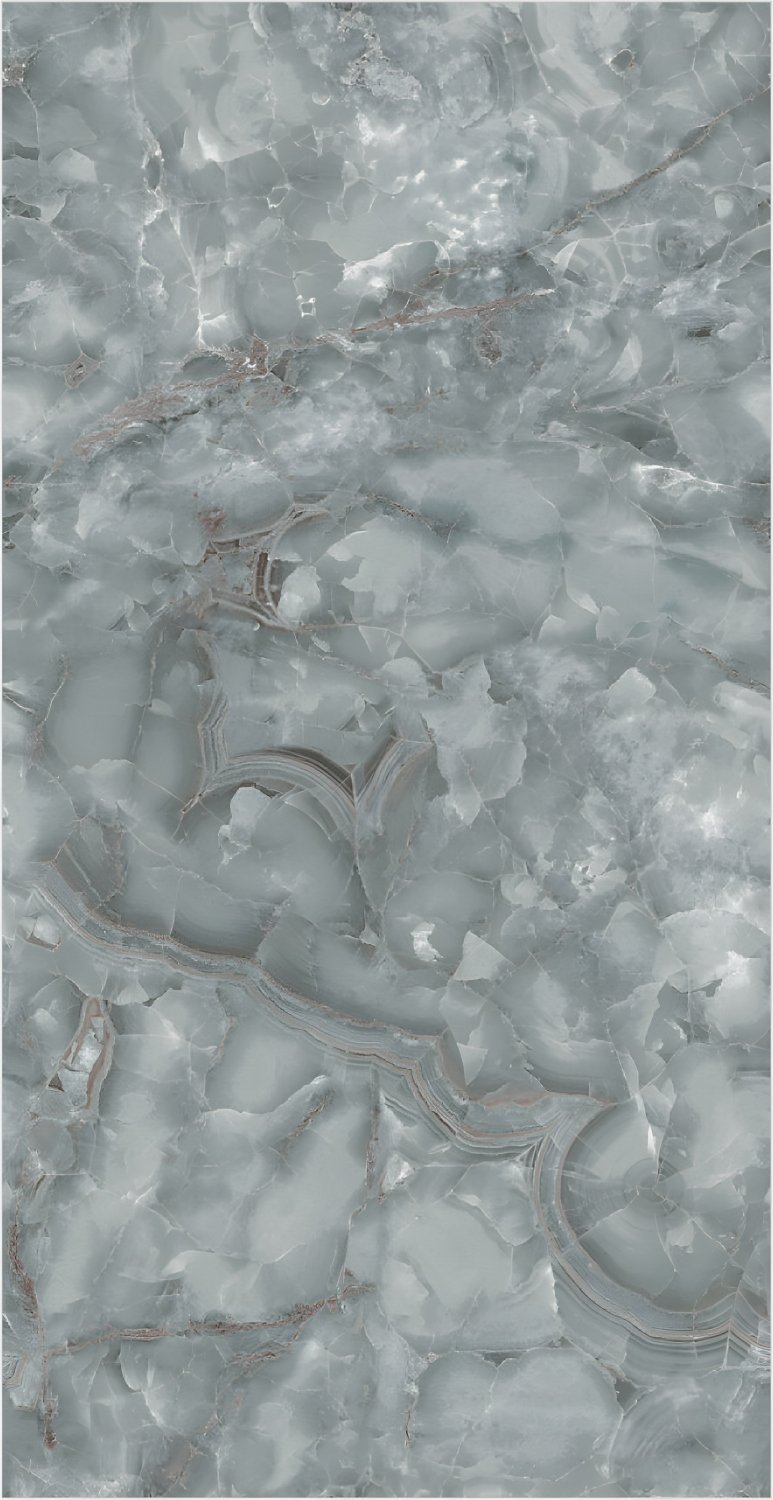 Deep Sea Green Onyx Marble Look Tile