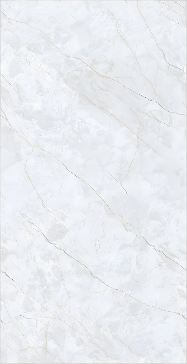 Delicate White Marble with Subtle Gold Veins