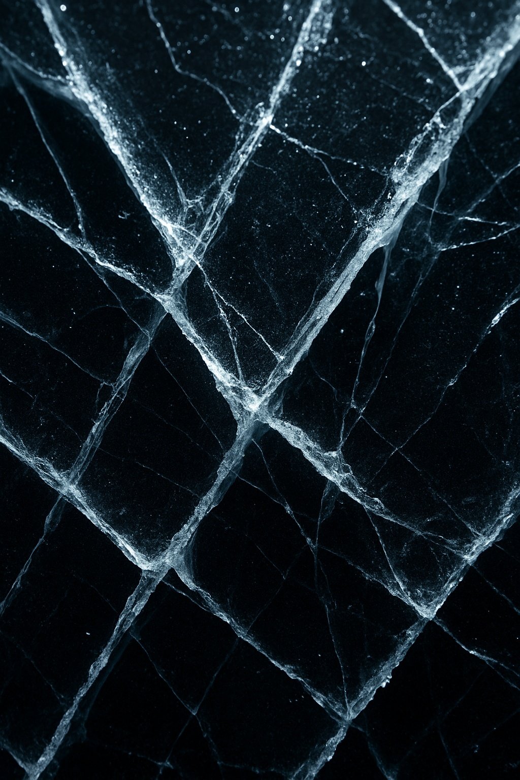 Detailed Cracked Ice Abstract Mobile Wallpaper
