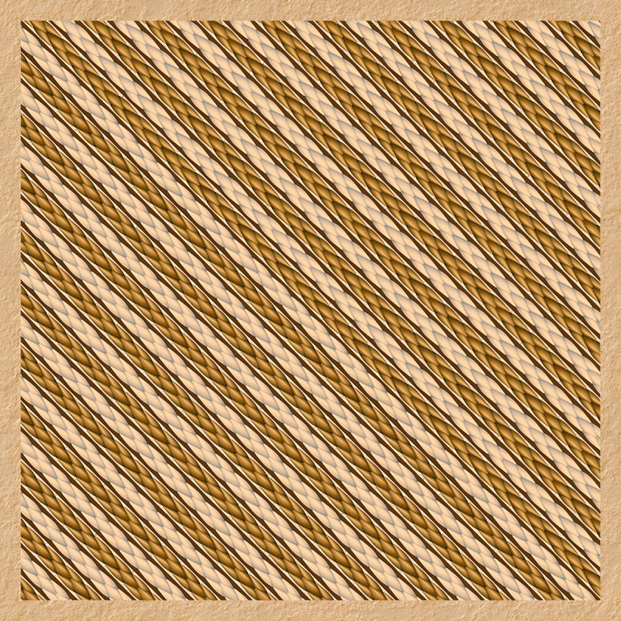 Diagonal Woven Rope Beige and Brown Texture