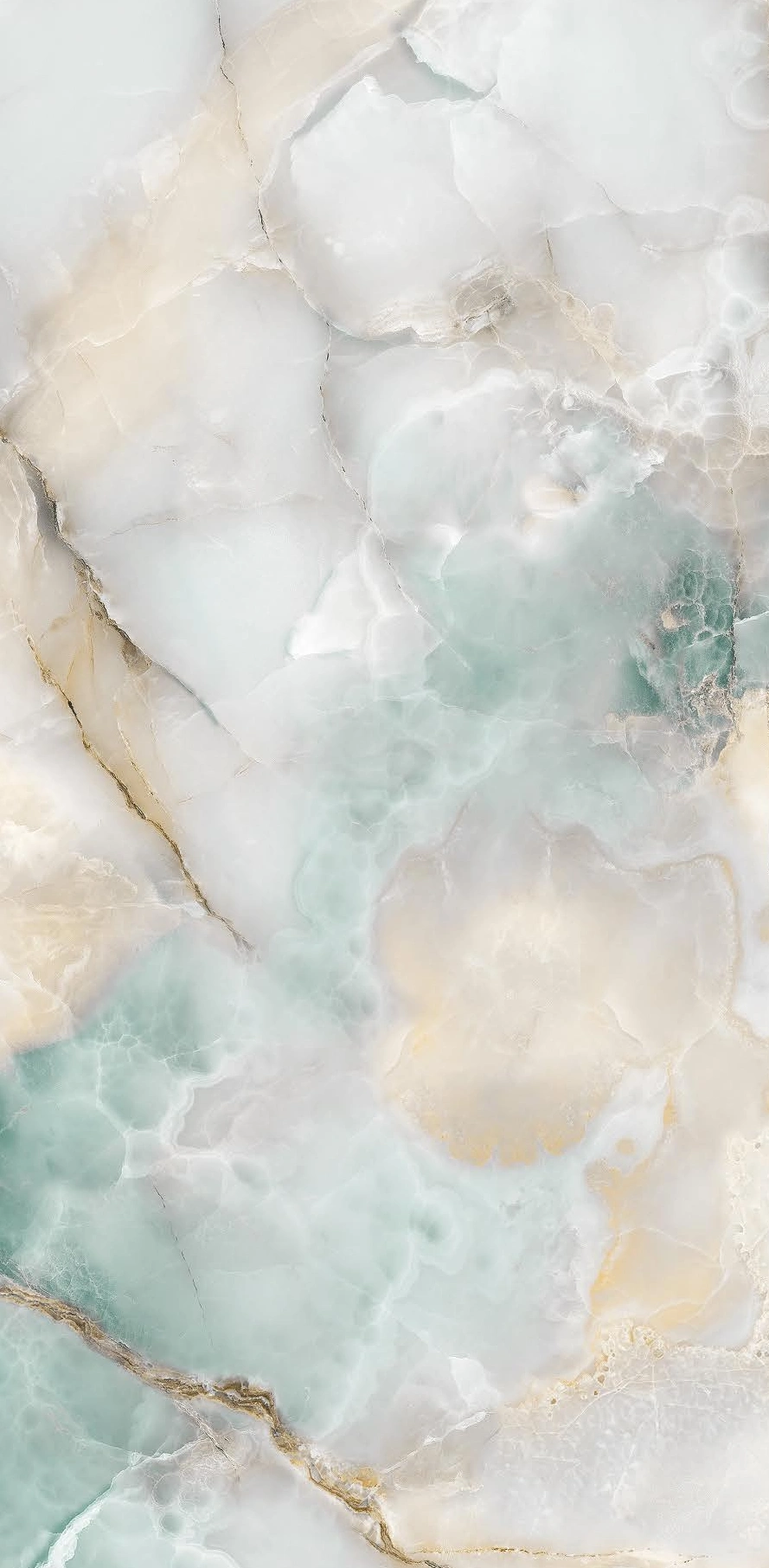 Elegant Abstract Natural Marble Texture with Soft Blue and Beige Tones