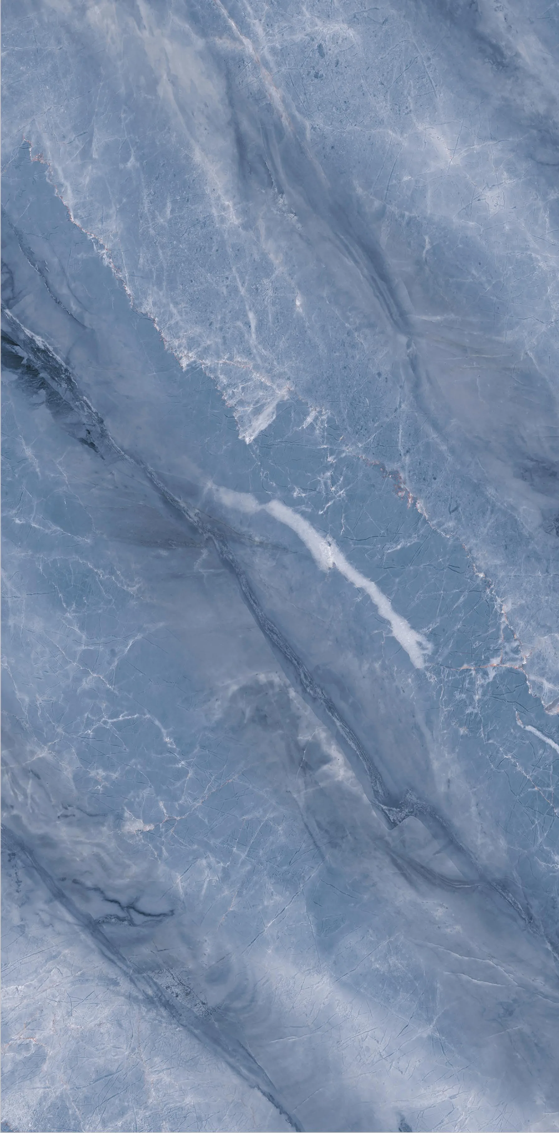 Elegant Blue Marble Texture with Intricate White Veining Patterns