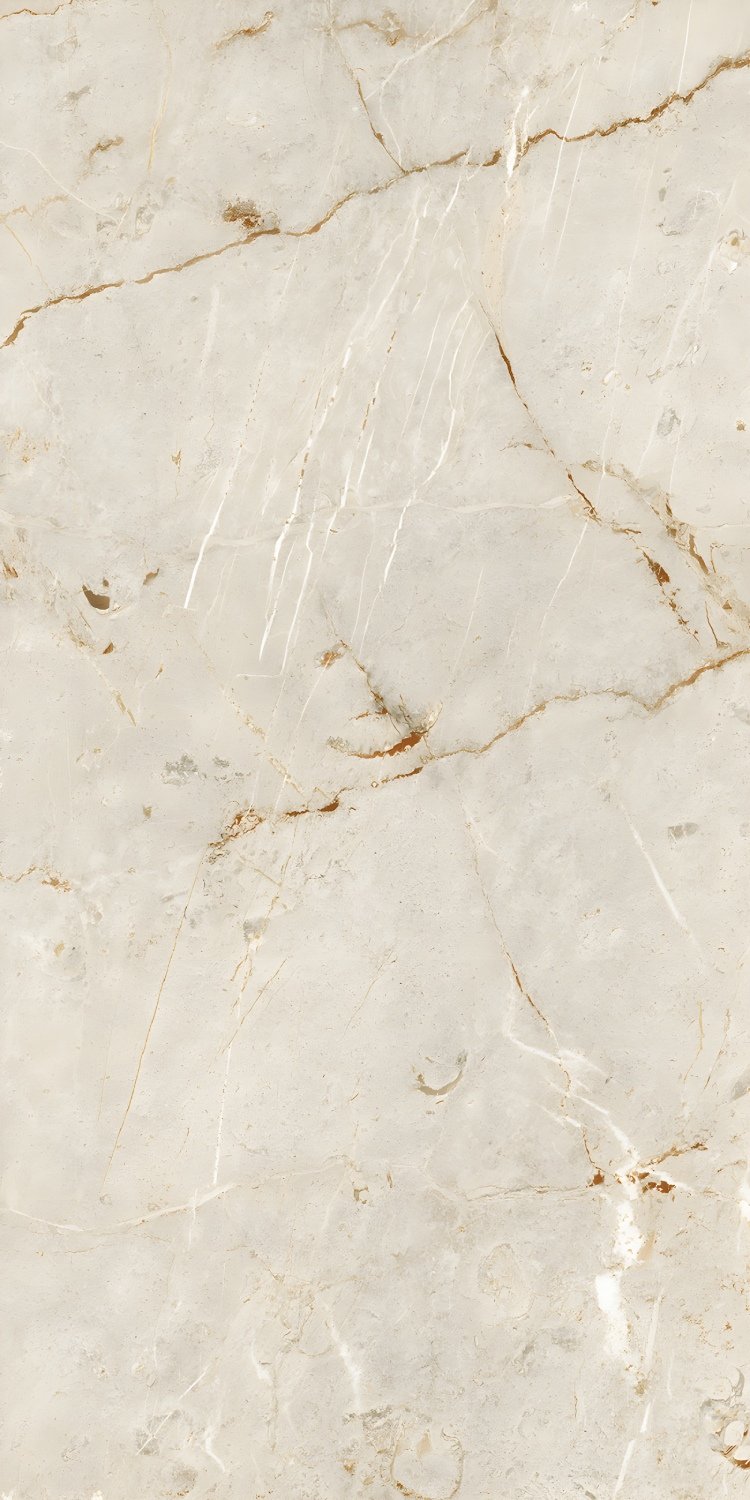 Elegant Cream Marble with Subtle Copper Veins