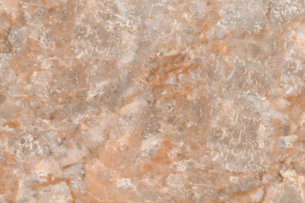 Elegant Peach and White Veined Marble Texture