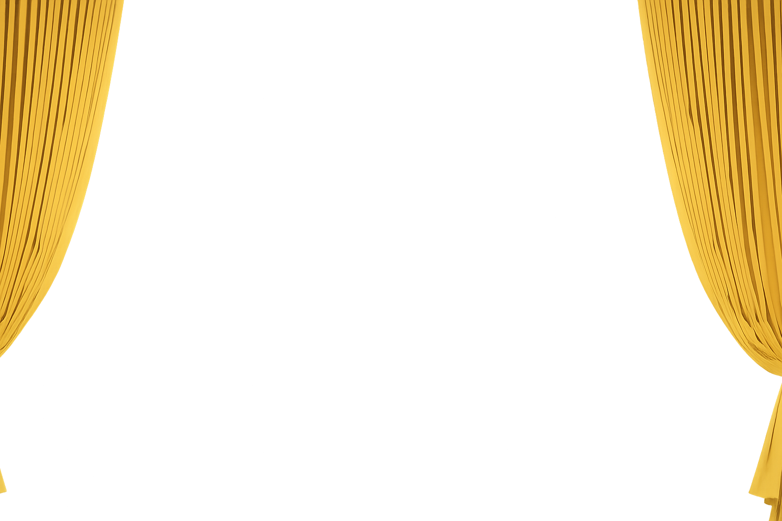 Golden Curtains Frame Elegant Black Stage Backdrop For Theater, Glamour, And Dramatic Performance