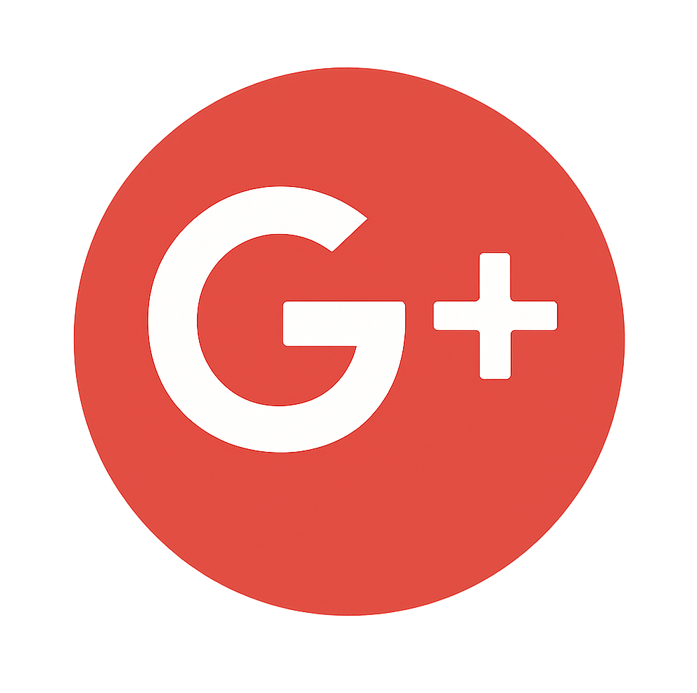 Google Plus Logo Icon: Transparent Background