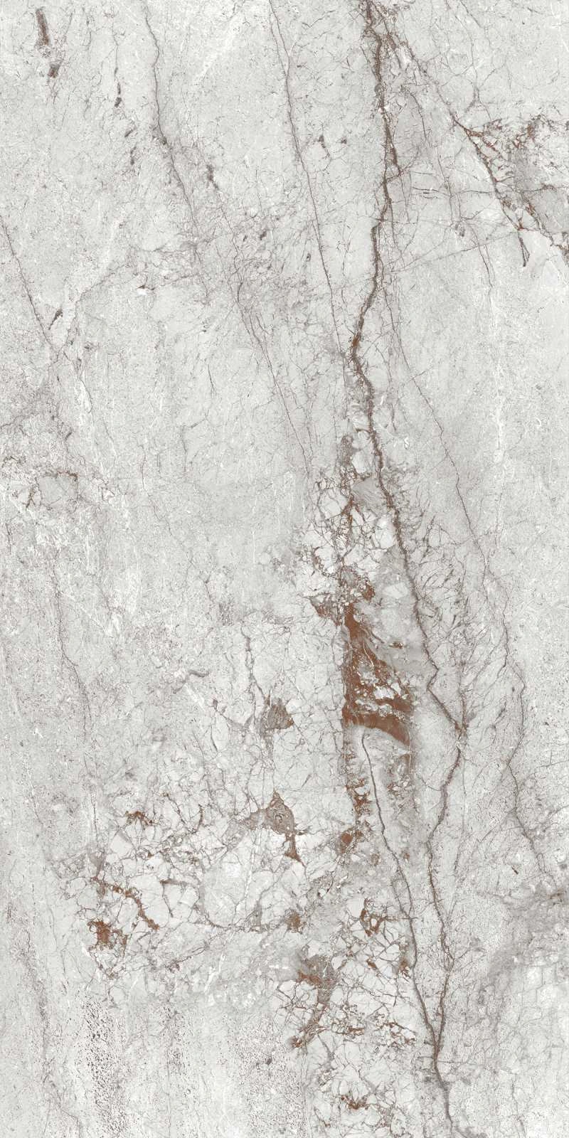 Gray Marble Texture With Veins and Natural Stone Patterns