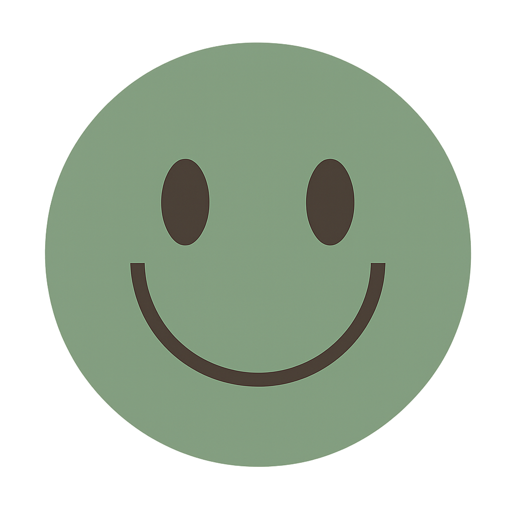 Green Smiley Face Emoji On Transparent Background A Simple Joyful Mood Icon For Positive Vibes