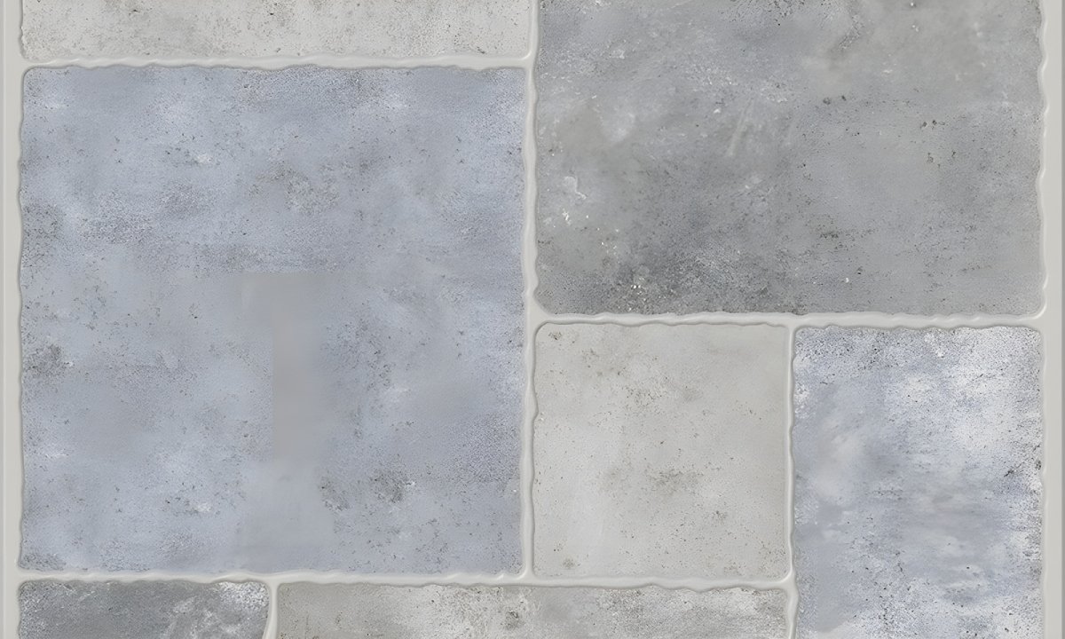 Grey Blue Multi-Shade Paving Stone Texture