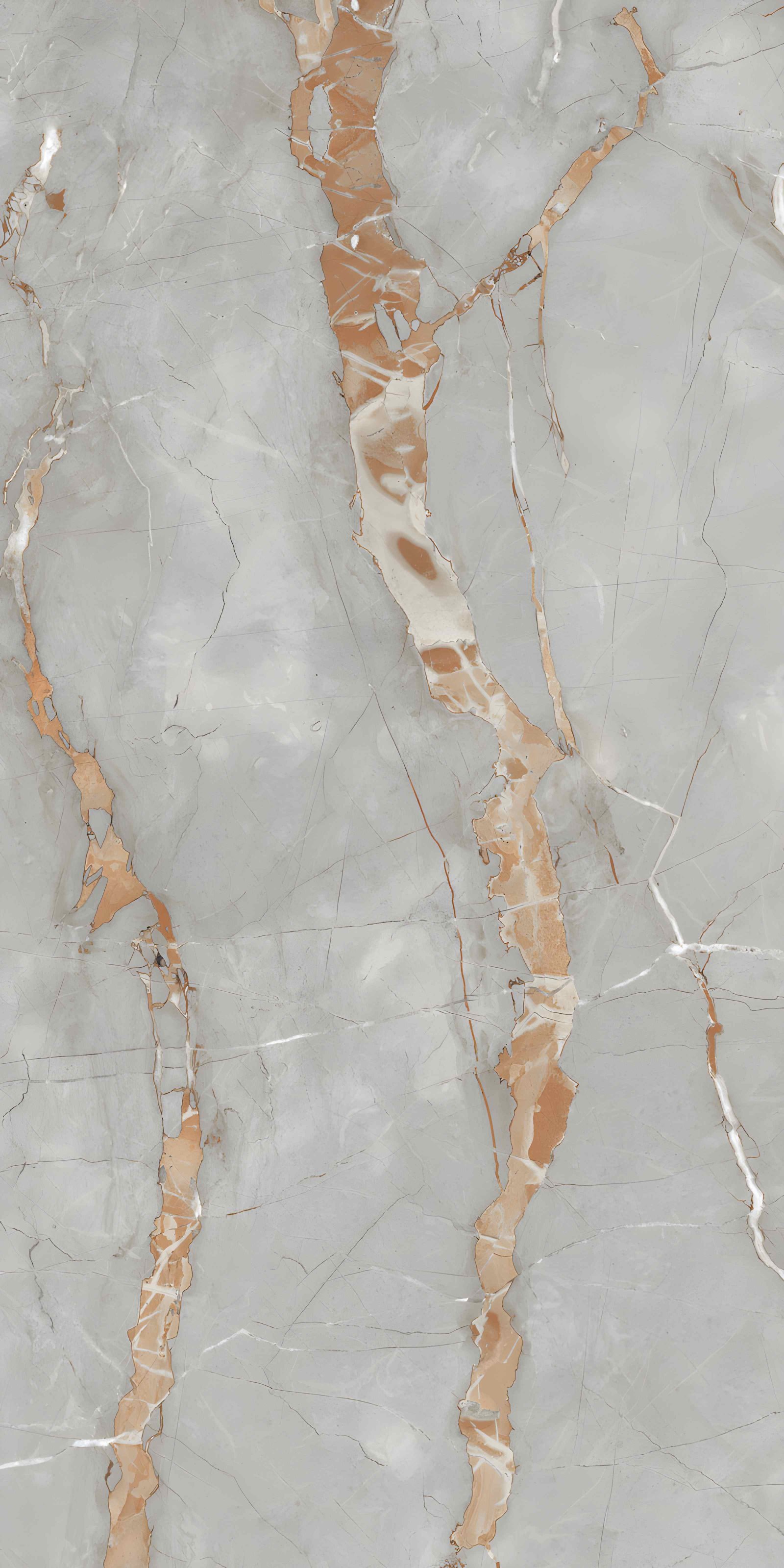 Grey Marble with Stunning Copper Vein Texture