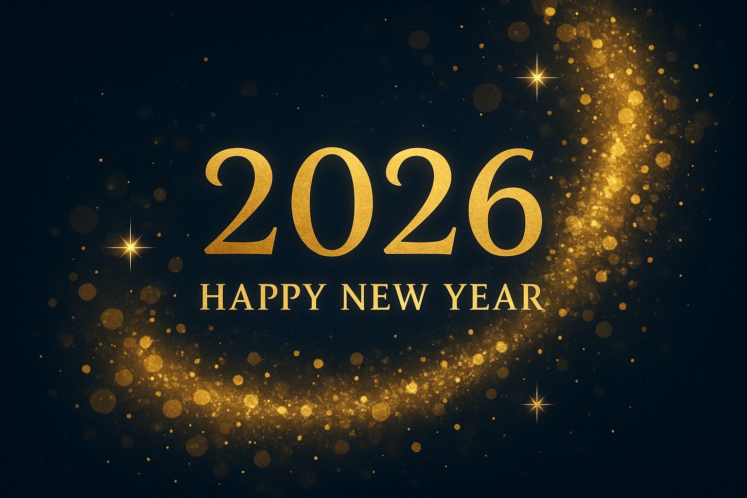 Happy New Year Fireworks Image