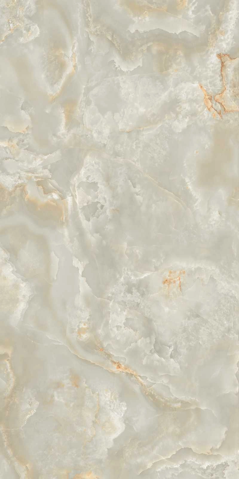 Karina Light Grey Onyx Marble Tile by Yurtbay